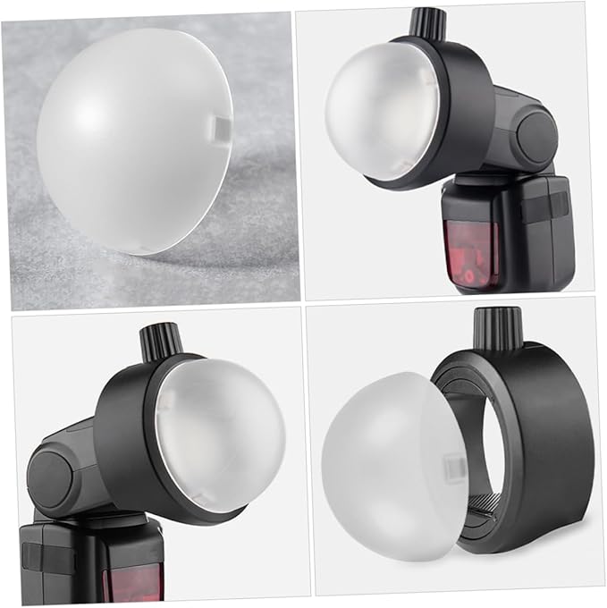 Angoily Photography Flash Dome Diffuser Soft Light for Enhanced Easy Installation for Camera Flash for Studio and Outdoor Use