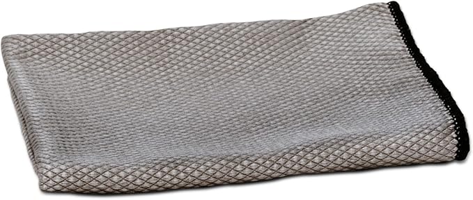 Idea Home Premium Fish Scale Microfiber Cloth – Ultra-Clear, Lint-Free & Streak-Free Shine for Wine Glasses, Crystal & Delicate Surfaces – Large 16×24 in (2 Pack)
