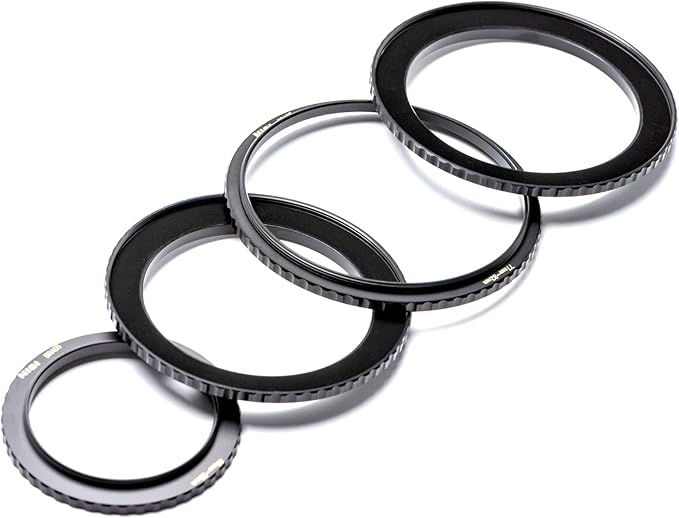 NiSi - Brass Pro 58mm to 67mm Step-Up Ring - Threaded Stepping Adapter Ring, 58mm Male Lens Attachment 67mm Female Filter and Accessory Thread - Matte Black Finish to Prevent Reflections, Brass Alloy