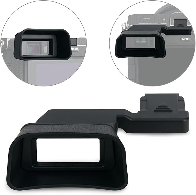 Soft Silicon Camera Viewfinder Eyecup Eyeshade for Sony A7C Alpha 7C (ILCE7CL/S) Eyepiece Eye Cup Protector(Not Fit A7C II, A7CR)