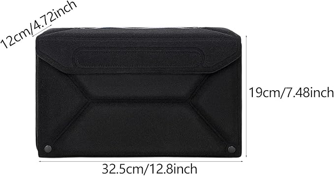 Camera Bag Insert Shockproof Equipment Photography Pouch Protection Portable Outdoor Compartment Padded Inner Case, Black L