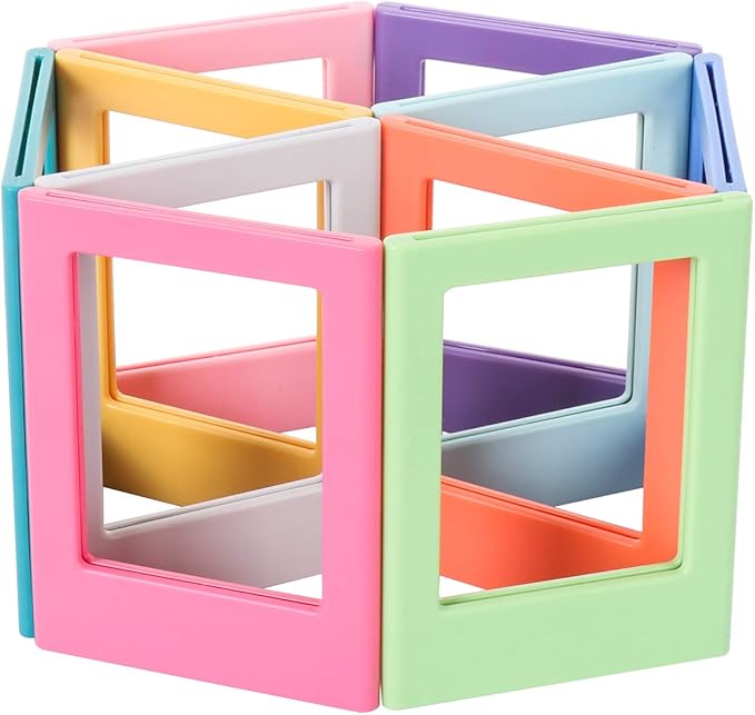 10 Pack Magnetic Picture Frame for Fujifilm Instax Mini Film, 2x3 inch Mini Picture Frame for Refrigerator Polaroid Photo Frame Magnets Photo Holder for Fridge DIY Collage Magnet for Office/Home