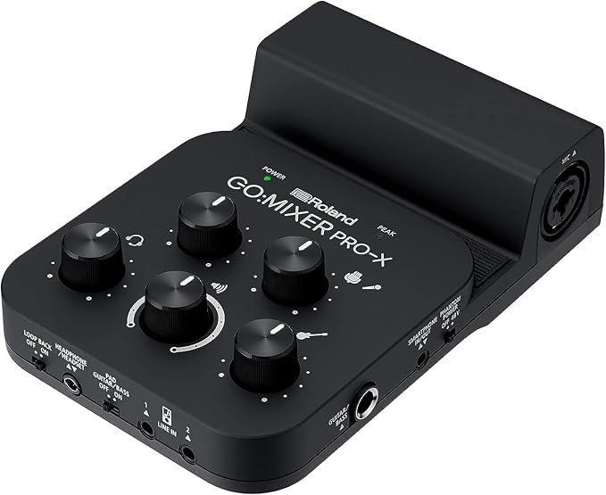 Roland GO:MIXER PRO-X Audio Mixer for Smartphones | Connect and Mix up to 7 Audio Sources | Add Studio Quality Audio to your Social Content and Livestreams