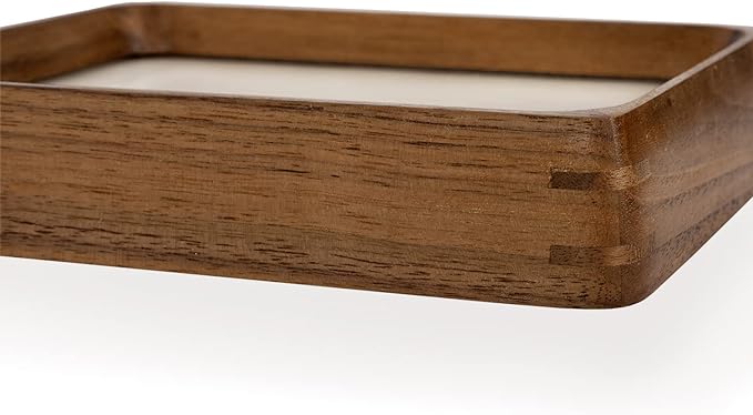 Natural Wood Photo Frames Inspired Tabletop Picture Frame with Mat, Vertical or Horizontal Display (Walnut, 11x14 matted to 5x7/8x10)