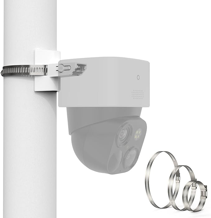 TIUIHU Camera Pole Mount for Eufy Security SoloCam S340/Eufy Security SoloCam E30,Camera Wall Mount for Eufy Security SoloCam