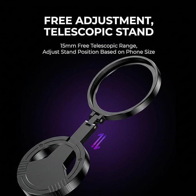Anti-Glare Magnetic Phone Filter, Magnetic CPL Filter for Phone, Foldable Portable Lens Attachment, Rotatable Filter Lens Compatible, Clear Photos Through Glass, with Storage Bag (3PCS)