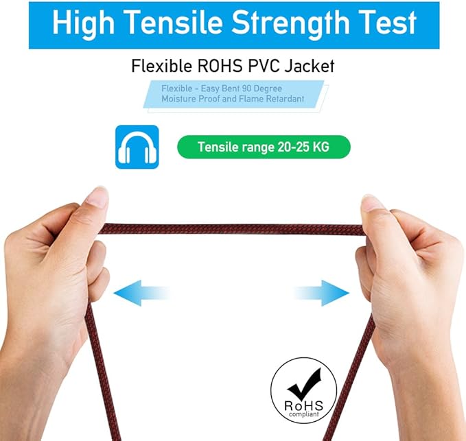 XLR Cable 6ft 2Pack Male to Female, XLR Microphone Cable 3 Pin MIC DMX Cable Patch Cords