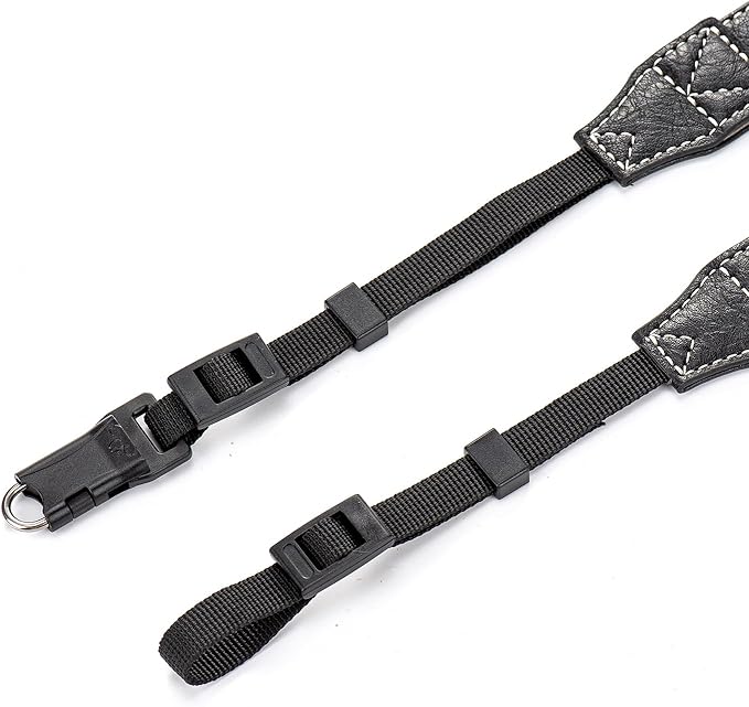 camera shoulder strap, safety tether camera neck strap, micro single PU leather shoulder strap, suitable for various cameras.