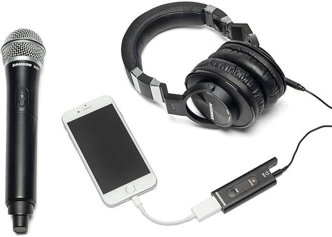 SAMSON Stage XPD2 Handheld USB Digital Wireless Q6 Microphone Mic+Clip