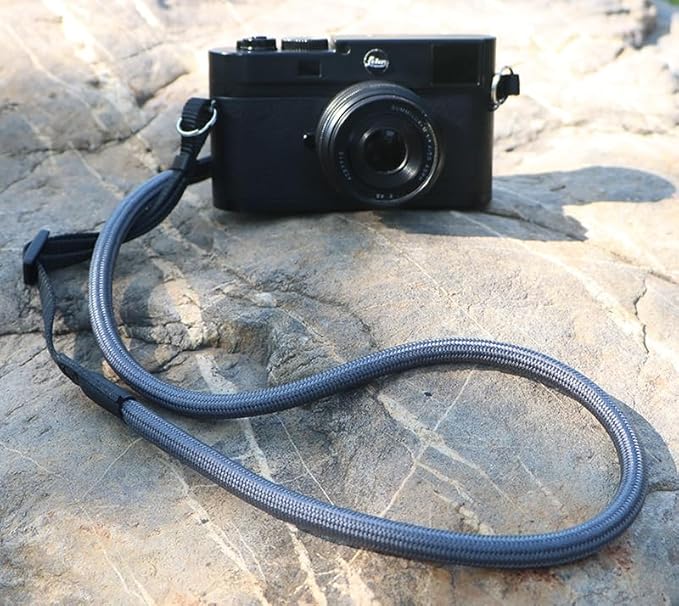 HITHUT Quick Release Camera Neck Strap Shoulder Strap Belt for Mirrorless Digital Cameras Climbing Rope with Quick Release QD Loops Connector with O-Ring Adjustable Length 30-53inch Gray