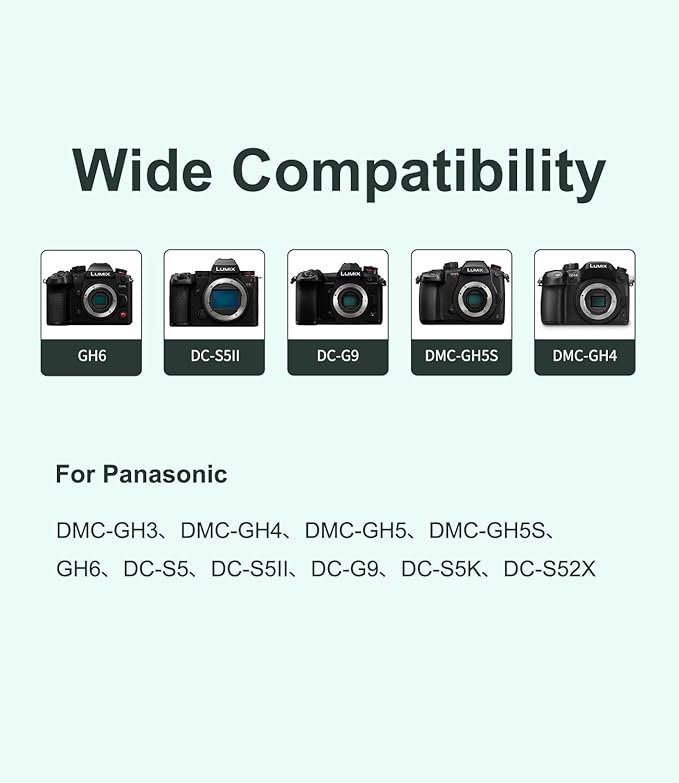 King Ma DMW-BLK22 Charger,4 Channel for Lumix Panasonic Battery Charger，PD 45W Fast Charging with LED Display,Compatible with Panasonic Lumix DMC-GH3、DMC-GH4，DMC-GH5、DMC-GH5S、GH6、DC-S5