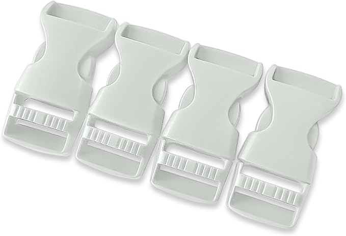 Buckles for Straps Set of 4 Pcs Plastic Buckle Clip Quick Side Release Plastic Fastener