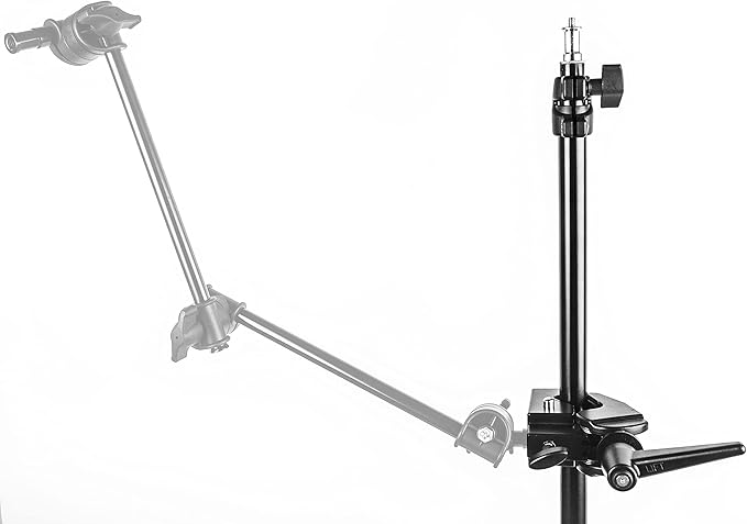 PHOCUS Super Clamp with Standard 5/8" Stud for Photography Studio Video Camera Lighting, Max Load 33lb /15kg, for Round Pipe and Flat Surface