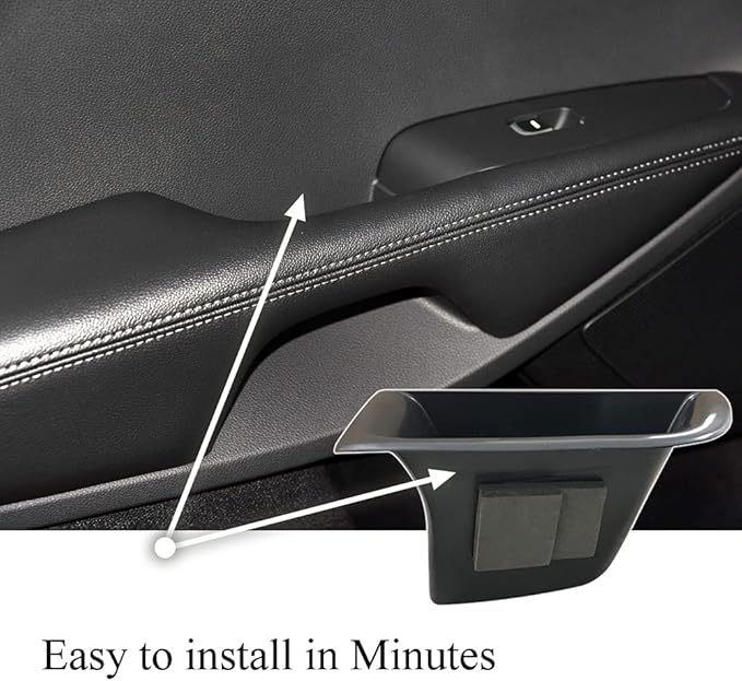 Vesul Front Row Door Organizer Grab Tray Compatible with Kia Sorento 2016 2017 2018 2019 2020 ABS Tray Armrest Phone Container Handle Pocket Insert Glove Pallet