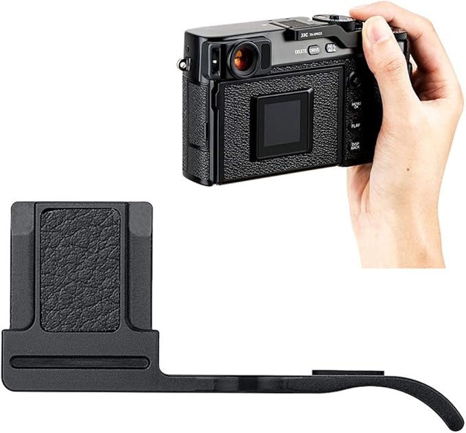JJC Deluxe Metal Thumb Up Grip for Fujifilm Fuji X-Pro3 X-Pro2 X-Pro1 Xpro3 Xpro2 Xpro1 Digital Mirrorless Camera Thumb Support