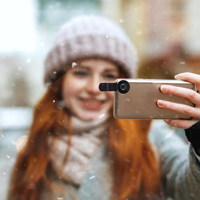 ibasenice 3 in 1 Phone Camera 0. 67x Wide Angle Macro Lens 180 Degree Fisheye Clip-on Professional for Smartphones