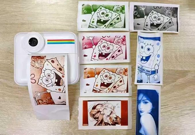 Kids Camera Instant Print, 2.4 Inch Screen Instant Camera,1080P HD Kid Camera Instant Printing with Print Paper and 32GB SD Card,Christmas Birthday Gifts (Specialized Printing Paper 4 Rolls)