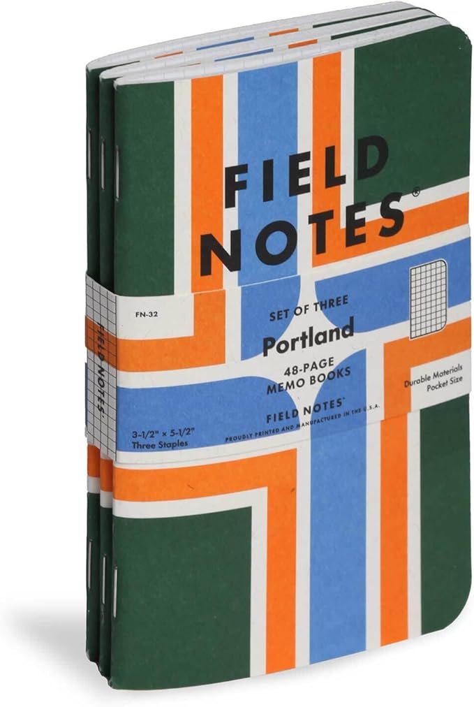 Field Notes: Portland, Oregon 3-Pack - Graph Paper - 48 Pages - 3.5" x 5.5"