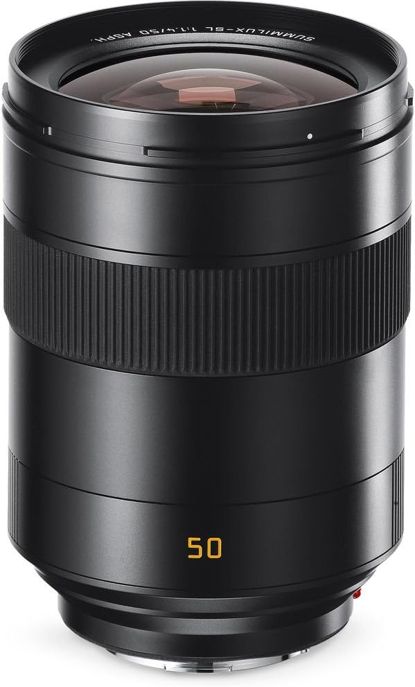 Leica Summilux-SL 50mm f/1.4 ASPH. Lens (11180) + 64GB Memory Card + Padded Lens Case + Filter Kit + Backpack + Full Size Monopod + Cleaning Set + Cap Keeper + Hand Strap