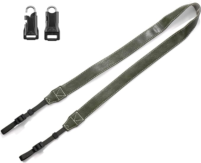 camera shoulder strap, safety tether camera neck strap, micro single PU leather shoulder strap, suitable for various cameras.
