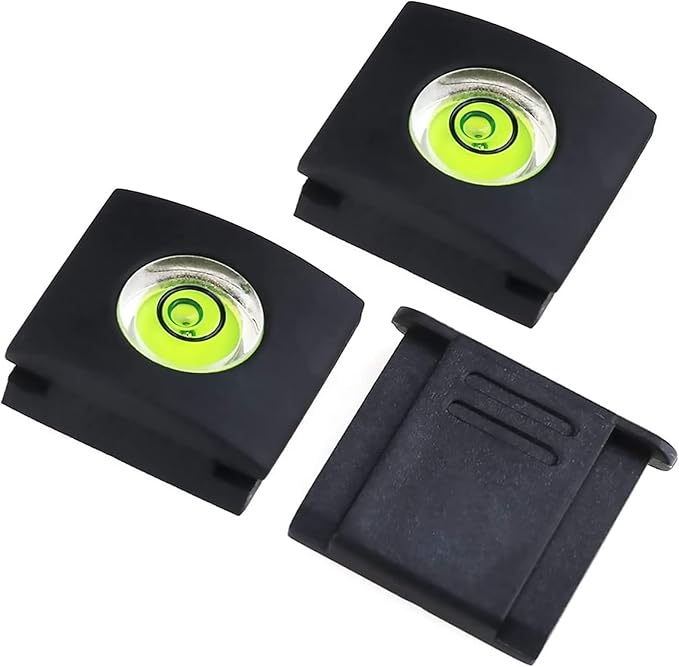 MOBOREST Camera Hot Shoe Cover Flashlight Bubble Level Protector for Canon Nikon Panasonic Fujifilm Olympus Pentax Sigma DSLR/SLR/Evil (2+1PCS)
