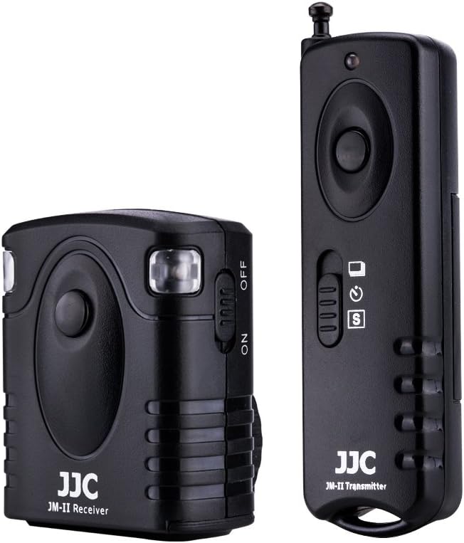 JJC Radio Wireless Remote Control Shutter Release for Canon EOS Rebel T7 T6 T5 EOS R50V R6 Mark III II R7 R8 R10 R100 RP R T8i T7i T6i T6s T5i T4i SL3 SL2 2000D 70D 77D 80D 90D M5 M6 Mark II & More