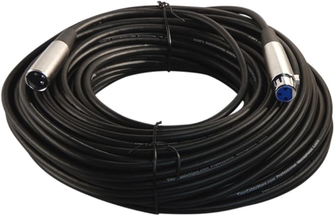 Your Cable Store 100 Foot XLR 3 Pin Male/Female Microphone Cable