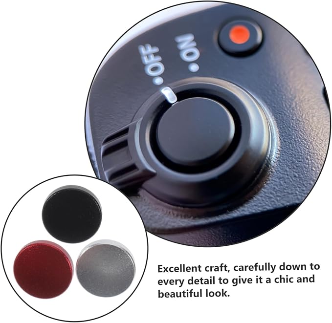 HOMSFOU Camera Shutter Release Button Replacement Lightweight Soft Camera Button for Precise Photography Control Compact 0.39In Accessory