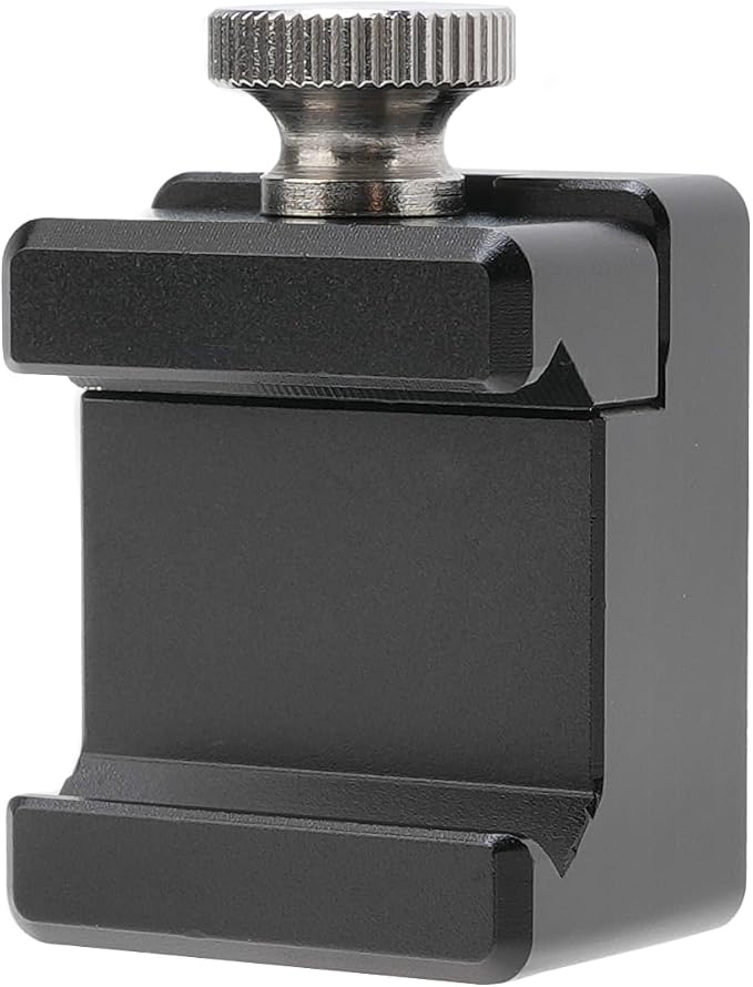 FocusFoto Quick Release NATO Clamp to Cold Shoe Mount Adapter for NATO Rail Silder, Camera Cage, Stabilizers, Compatible with DJI Ronin RSC2, RS3, RS3 Pro, RS3 Mini, RS4, and RS4 Pro Gimbal