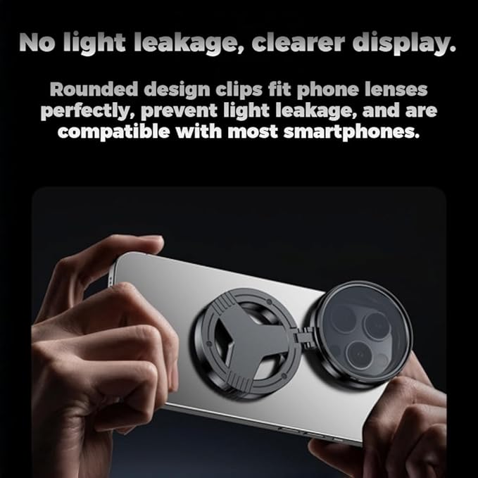 2026 Upgraded Anti-Glare Magnetic Phone Camera Filter, Anti-Glare Magnetic Phone Filter – Reduces Unwanted Reflections, Professional 52mm Polarizing Filter for iPhone Smartphone Photography (2Pcs)