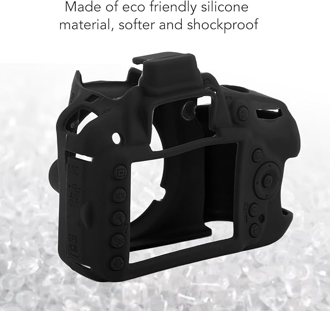 Silicone Camera Case for D3100 , Shock Proof Rubber Protective Body Skin Cover Bag for D3100 (Black)