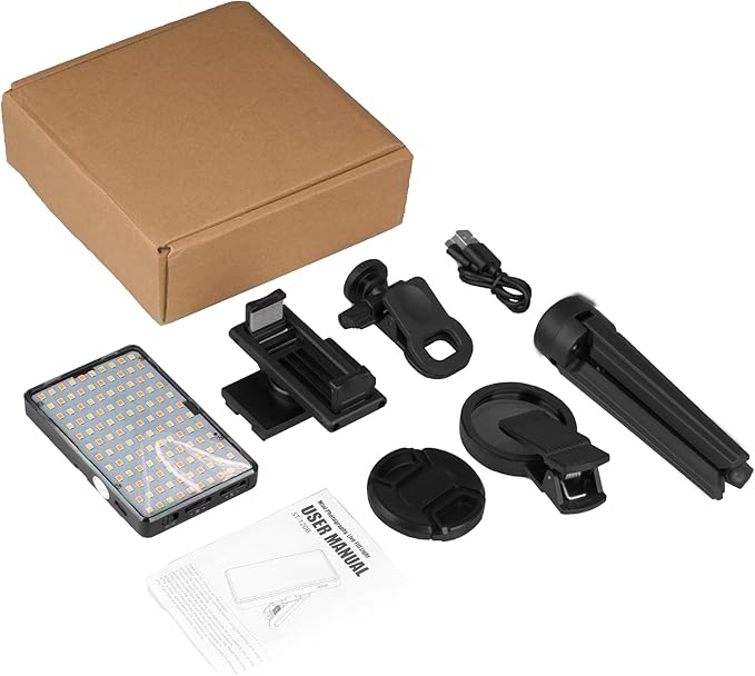 Tattoo Light Kit with 120LED and CPL Filter Lens, Polarized Light for Tattoo, Tattoo Equipment & Supplies, Compatible with iPhone, Tattoo Lighting Lamp Food Photography Remove Glare