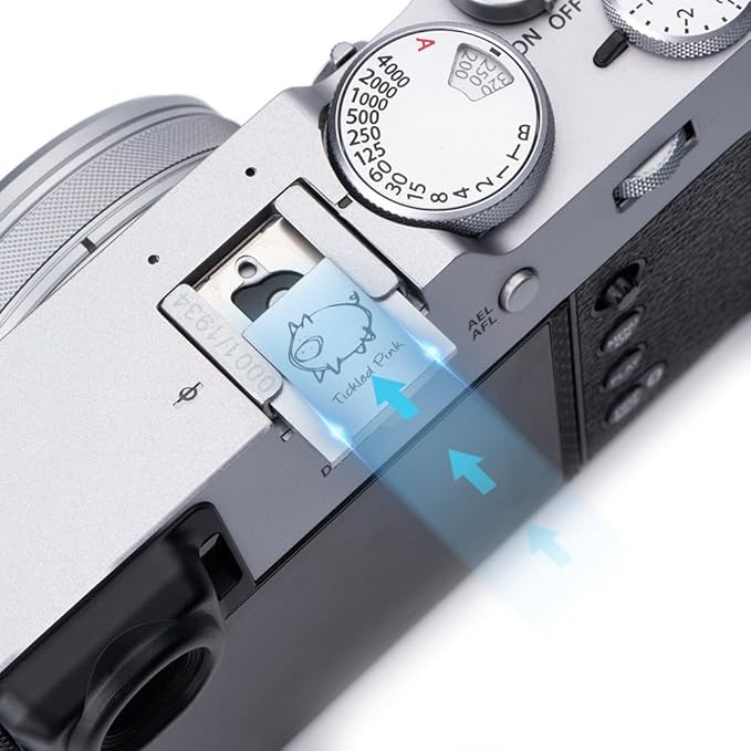 Camera Metal Hot Shoe Cover Protector Cap Cute Compatible for Fujifilm X100VI X100V X-M5 X-E5 X-T4 X-T3 for Leica Q Q3 (Piglet)