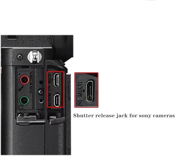 2.5mm-S2 300cm/ 118-inch Extension Cable Shutter Release Connection Cable (Multi USB) for Sony Cameras to Connect The Shutter Remote Control Wireless Timer (2.5mm-S2 118in/3m)
