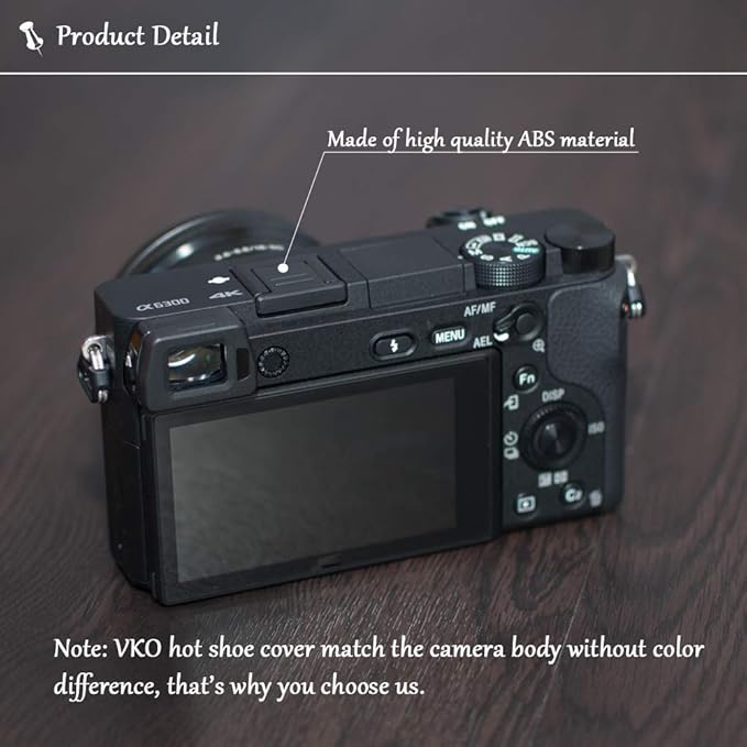 Hot Shoe Cover, Hot Shoe Cap, Hot Shoe Protector Compatible with A6100 A6600 A7III A6500 A6400 A6300 A6000 A77II A7II A7RII A7RIII A7RIV A7SII A99II RX10II RX100II Replaces FA-SHC1M(5-Pack)