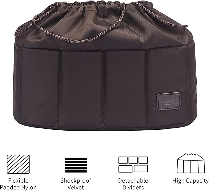 Selens High-Capacity Shockproof DSLR SLR Camera Padded Bag Case Partition Camera Insert, Make Your Own Camera Bag