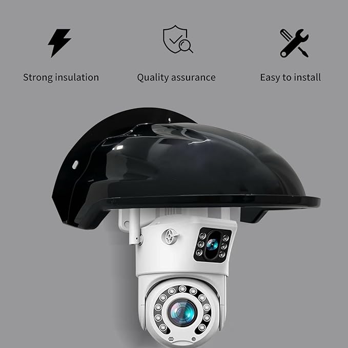 Universal Security Camera Cover Shield for LED Lights/Nest/Ring/Arlo/Dome/All Outdoor Security Camera, Cameras rain Cover Dome/Bulletlfo