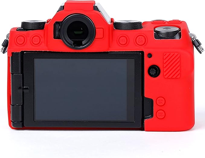 Professional Secure Silicone Camera Cases Bag Housing Rubber Body Skin for Fujifilm X-S10 Mirrorless Camera Fuji XS10 Protective Case (Red)