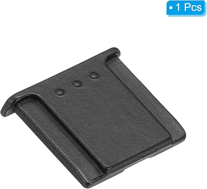 PATIKIL Universal Camera Hot Shoe Cover Cap, Hot Shoe Cap Hot Shoe Protector Zinc Alloy Suitable for Nikon for Fujifilm for Pentax DSLR/SLR Camera, Black