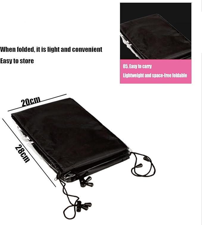 Professional DSLR Rain Cover - Waterproof Camera Cover for Canon Nikon Sony Fuji Cameras & More, Photography Essentials with Lens Protector(-20℃/-4℉ Non-Freezing)