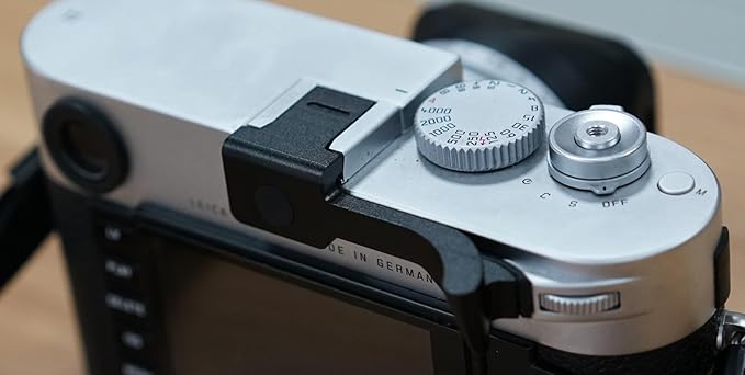 Thumb Stand Metal Thumbs Up Grip Compatible with Leica M MONOCHROM, M246, Type246, M-P, Typ240, M240, M-D, M262, Typ262, M240P Black Hand Grip