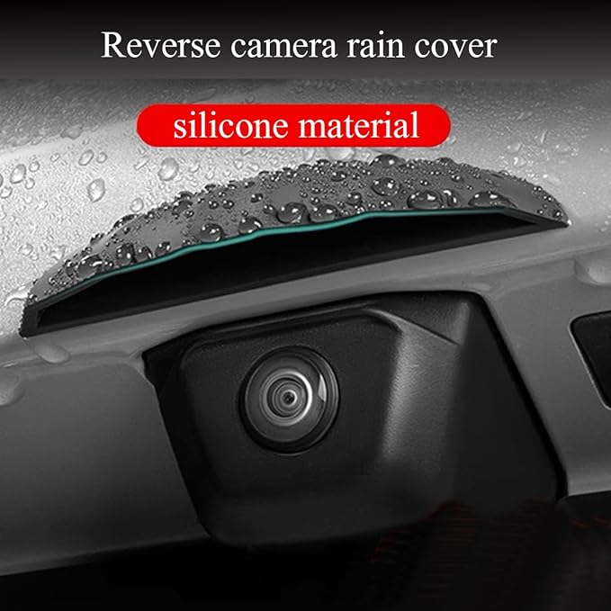 muekzru Universal Car reversing Camera rain Cover, car Thick Camera Protection Sticker, Silicone rain Sticker, Non-Destructive Adhesion