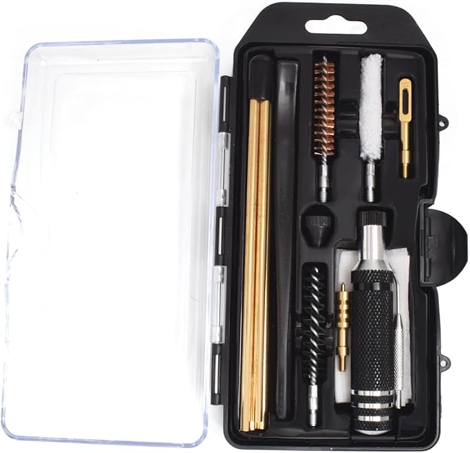 Handgun Cleaning kit 9mm 357 Caliber 380 Caliber Gun Cleaning Kit 9mm Pistol Cleaning Kit Bore Brush Cotton Mop Nylon Brush and Jag