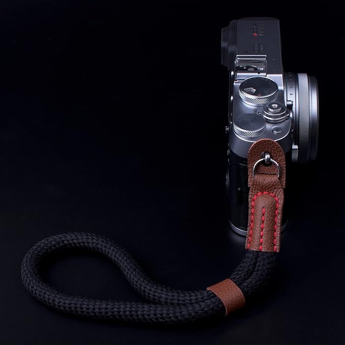 Camera Wrist Strap,Hand Strap lanyard for DSLR SLR Mirrorless Camera Rope Adjustable Safety Strap(Black)