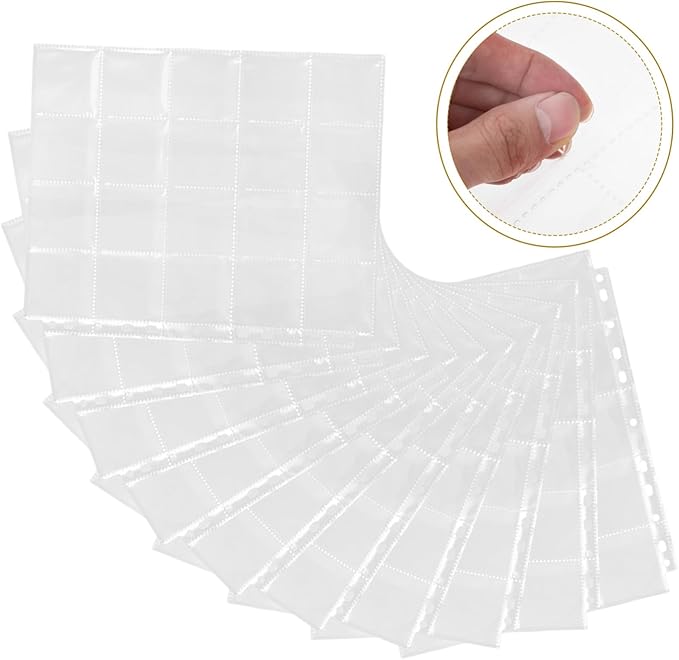 GANAZONO 30pcs Negative Film Sleeves Binder Acid Film Holder Pages for Efficient Storage for Photographers