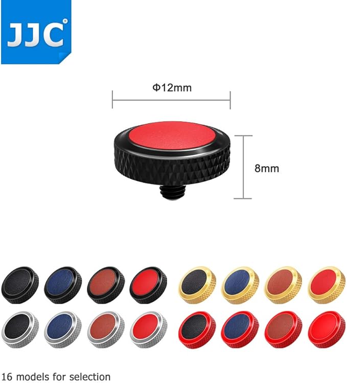 Soft Camera Shutter Release Button Cap for Fujifilm X-T30 III X-M5 X Half X100VI X-T30II X-T20 X-T10 XE5 XE4 X-T4 XT3 XPro3 XPro2 X100V X100F X100T X100S for Sony RX10 IV III RX1RII RX1R RX1 Black+Red