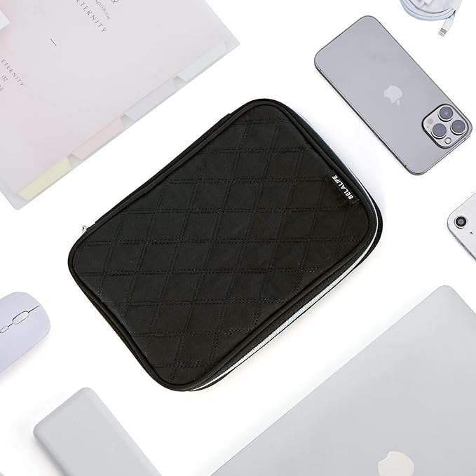 BELALIFE Electronic Organizer, Portable Travel Cable Bag, Tech Storage for Cord, Charger, Phone, Earphone, Hard Drive, USB, SD Card and Other Accessories, Black