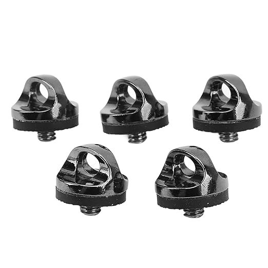 Quick Release Plate Mounting Screw, 20mm Head Diameter, Prevent Scratches, Rubber Pad, DRing Camera Screws for Outdoor Photography