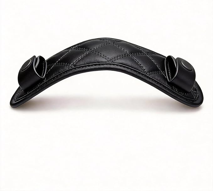 GIVLEFLY Small Shoulder Strap Pad for Purse & Tote Bags, Soft Cushion Protector with Anti-Slip Backing, Comfortable Support, Black