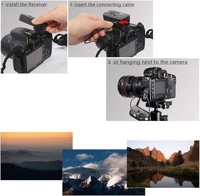 Pixel RW221-L1 Camera Remote Shutter Release Wireless Radio Control Compatible with Panasonic S5 S1 G95 G91 G90 G9 G10 G70 GH4 GH5 GH6 GX7 G85 G81 FZ100 FZ200 FZ1000 FZ2500 FZ2000 Replaces RM-L1AM